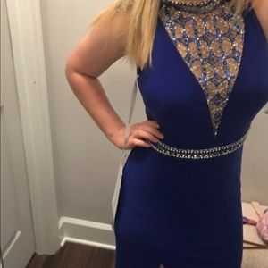 Royal Blue Evening Gown